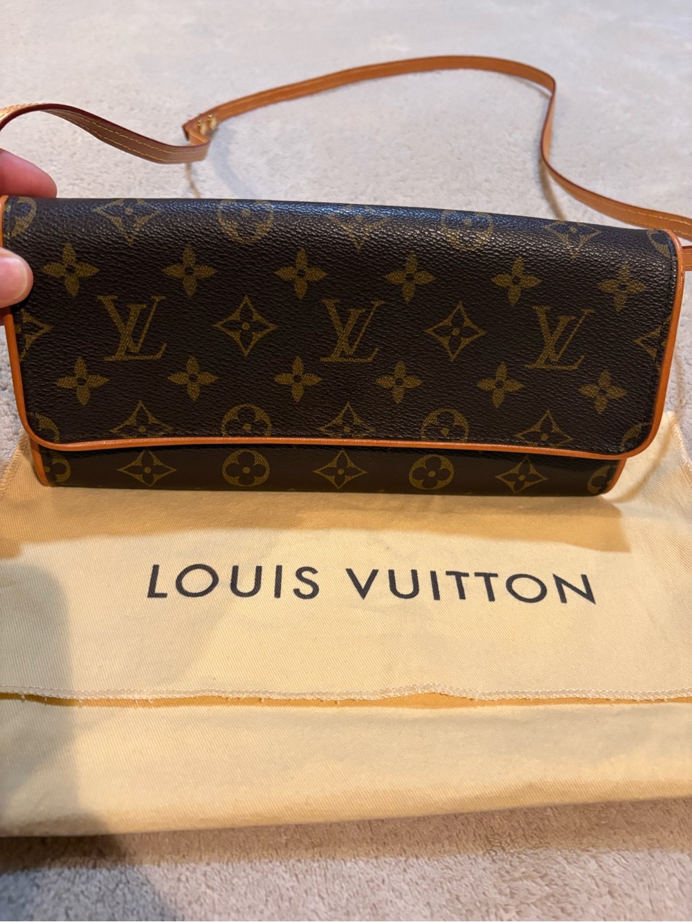LV Monogram Pouchette Crossbody/Clutch